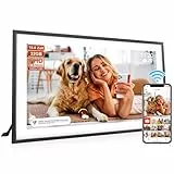 Digitaler Bilderrahmen Groß,15.6 Zoll Frameo Digital Photo Frame, 32 GB, 1920 * 1080 IPS FHD-Touchscreen, Elektronischer Bilderrahmen Tisch- und Wandmontage, Bildvideo teilen