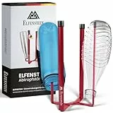 Elfenstein Flaschen Abtropfständer - Flaschenständer zum Abtropfen - Metall Abtropfgestell Flaschen klappbar - Flaschenhalter Küche 100% standfest, Küchen Gadgets praktisch