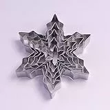 Keewah Winter Schneeflocke Ausstechformen Set - 5 Stück - Edelstahl