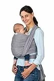 AMAZONAS Carry Sling Tragetuch 450 cm – Testsieger | 100% Baumwolle | Ergonomisch und Komfortabel für Neugeborene bis 3 Jahre | Belastbarkeit bis 15 kg | Ideal zum Kuscheln und Stillen