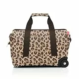 reisenthel allrounder Trolley leo macchiato – Vielseitige Reisetasche auf Rollen für Reisen, Arbeit oder Freizeit – 2-stufiger Teleskopgriff, 2 leichtgängige Rollen