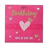 Depesche 0011694-015 Pop-up Glückwunschkarte zum Geburtstag, Klappkarte mit Musik, Lichtelementen und einem originellen Spruch, Geburtstagskarte inkl. Umschlag, Format 15,5 x 15,5 cm