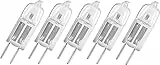 Osram 5er Pack Halostar Starlite 64425 S 20 Watt 12 Volt G4 warmweiß 2800 Kelvin | Halogen-Stiftsockellampe dimmbar | 300 Lumen