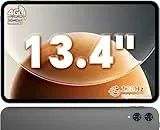 TECLAST T65 Tablet 13,4 Zoll Android 15 Tablets 120Hz Display, 4G LTE Dual SIM, 2.2GHz Gaming, 20GB RAM+128GB ROM(4TB TF), GPS, Widevine L1, Tabletpc mit USB Anschluss für Streaming, Filme