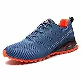DANNTO Sportschuhe Herren Laufschuhe Turnschuhe Straßenlaufschuhe Atmungsaktiv Gym Sneakers(blau,44)