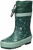 Playshoes Jungen Unisex Kinder Gummistiefel Zugband Regenstiefel, Waldtiere, 26 EU