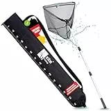 Zite Fishing Teleskop Kescher Angeln 210cm I Kescher gummiert, Diverse Längen erhältlich I Unterfangkescher gummiert Angelkescher Käscher Angeln Teleskopkescher