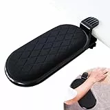 Armauflage Schreibtisch, Armlehnen Polster, Computer-Tischverlängerung, Schreibtisch Gadgets zur Befestigung an Armlehne Oder Schreibtisch, 180° Einstellbar, Entspanne die Schultermuskula, Schwarz
