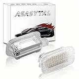 Asasytal Unter Türbeleuchtung Auto Fußraumbeleuchtung Gepäcklampen 6000 K super weiße Handschuhfachbirne für W176 W246 W242 W204 W205 C117 X117 X218 GLK W221 X156 X204,2 Stücke