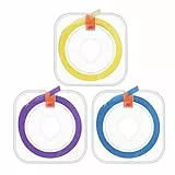 OFFCUP Zahn Schleifpapier, 3 Stück Dental Schleifstreifen 20μm+30μm+50μm Grit Size Interdental Schleifwerkzeuge Dental Polierstreifen Tragbare Zahnschleifpapier zum Polieren von Zähnen (6mx4mm)