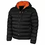 Calvin Klein Herren San Gabriel gewebt Jacquard Jacke - Schwarz/Orange - XL