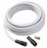 Vivanco SAT Anschlusskabel Set 20m inkl. 1 F-Stecker 110dB weiß