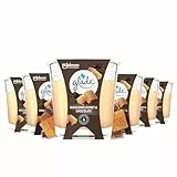 Glade Duft-Kerze im Glas, Honey & Chocolate, bis zu 27 Stunden Brenndauer, 6er Pack (6 x 112g)