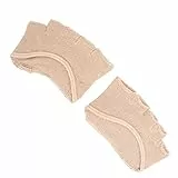 Zehentrennungssocken, Absatzlose Socken, die die Zehen Trennen, Atmungsaktiv, Schweißabsorbierend, Fußschmerzen Lindern, Vorfußpolster (offener Zeh)