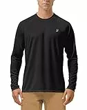 Roadbox Herren UV-Schutz Shirt, UPF 50+ Rashguard T-Shirt, Schnelltrocknend Leicht Langarmshirt für Surfen Angeln Wandern