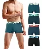 Trendy Boy Herren-Boxershorts Uomo Unterwäsche mit Premium-Baumwolle Large Y Front – 4er-Pack Mehrfarbiges italienisches Design Ultra Soft (1858, 3XL)