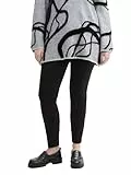 TOM TAILOR Damen 1045917 Leggings Hose, 14482-Deep Black, 44W x 28L