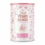 Vegan Collagen Pulver + Hyaluronsäure [400g] | Pflanzliche Alternative zu Kollagen Hydrolysat | mit 13 Aminosäuren und Vitamin C aus Camu | Geschmacksneutral | in Deutschland hergestellt | Alpha Foods