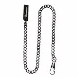 TREEWETO Taschenuhr Kette 14.7 inch (37.5 cm) Schwarz