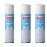 FÜNDIG Schneespray 3er-Set - Maximaler Winterzauber - Kunstschnee Vorratspack - Dekospray - Schneespray - DIY Deko Komplettset -Schnee Spray 3 Stück - Kunstschnee Großpack