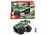 Dickie Toys - Rowdy Rocker Monstertruck ab 3 Jahre (25 cm) - Auto mit coolen Licht-, Sound- & Dampf-Effekten, Spielzeugauto für Kinder mit Freilauf, Federung und Gummireifen, inkl. Batterien