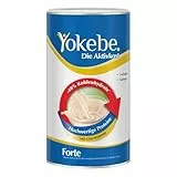 YOKEBE Forte – Diätshake zum Abnehmen – glutenfrei, laktosefrei, vegetarisch – kalorienarmer Mahlzeitersatz mit Proteinen – noch schnellere Gewichtsabnahme mit 40% weniger Kohlenhydrate* – 500 g