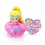 Craze Bubble Queens - Squishy Badewannenspielzeug für Kinder, 1x Bunte Figur mit schwimmenden Ring, Baby Badespielzeug mit Spritzfunktion