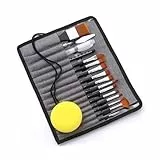 18-teiliges Pinsel-Set, Aquarell-Pinsel-Set für Künstler, Withosent Acrylfarben mal Pinselset, Künstlerpinsel, Aquarellpinsel, Ölpinsel, Gouache Pinsel