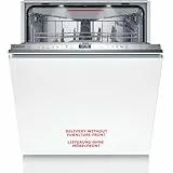 Bosch SMV6ZCX16E, Serie 6, vollintegrierter Geschirrspüler mit Besteckschublade, 60 cm, Intelligent Programm, Max Flex Körbe, Vario Schublade, Rackmatik, Home Connect