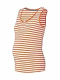 T-Shirt Nursing Sleeveless Stripe
