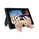 Waveshare 10.1inch IPS Control Panel Screen Capacitive Touch 1280x800 High Resolution HDMI LCD B Supports Mini-PCs Raspberry Pi ，for Windows 10/8.1/8/7 with case