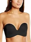 Wonderbra Damen Ultimate Strapless Trägerloser Nahtlos Starker Halt Push-up BH, Schwarz, 75E EU