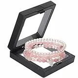 Perlenarmband Stretch Damen Armband, Mehrschichtiges Steine Armband, Schmuck Wickelarmband, Damen Kristall Perlen Armband mit Lotus Blätter Anhänger für Damen Frauen,Paar/Freundschafts