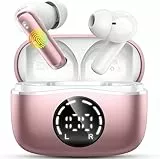 chalvh Bluetooth Kopfhörer, Kopfhörer Kabellos Bluetooth 5.4 Sport In Ear Kopfhörer mit 4 Mikrofon, 48 std Spielzeit, LED-Anzeige, ENC Lärmreduzierung, Tiefer Bass Ohrhörer für Arbeit und Studium