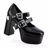 LAMODA Damen My Collection Court Shoe, Black Pu, 41 EU