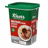 Knorr Bratenjus pastös (vielseitig anwendbar als klarer Bratensaft, Bratensoße und braune Soße) | 400g (1er pack)