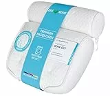 Badewannenkissen • Ergonomisches & Muskelentspannendes Premium Badekissen • Neuer 5D Spezial-Schaum • Deutsches Design • Klimaneutral & nachhaltig hergestellt •Badewannenkissen Nacken Kissen Badewanne