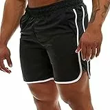 Genfien Herren Sport Shorts Schnell Trocknend Kurze Hose Laufshorts Running Sporthose Fitness Trainingthose Sporthose Junge Sportshorts Jogginghose für Herren