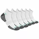 BAMBOS Sneaker Socken Ultraweich Bambus Herren Damen Kurz Sportsocken Laufsocken, 6 Paare (EU 38-42, Öko Weiß)