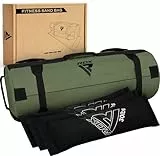 RDX Gewichtssack für Fitness Krafttraining, Ungefüllten Power Bag mit 8 Griffe, Core Sandbag Gewichtete, 2-90 KG Sandsack Ideal für Viele Functional Training Running Rucking Strongman Lifting Workout