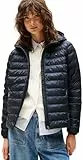 Tommy Hilfiger Damen Daunenjacke Padded Global Stripe Jacket mit Kapuze, Blau (Desert Sky), XXS