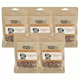 Dogs’n Tiger Junior Hunde Snacks, Wunderkind, Leckerlies, – artgerechter Hundesnack ohne Zucker, Getreide & künstliche Aromen – gut verträglich (gefriergetrocknete Entenbrust-Filet, 5X 70g