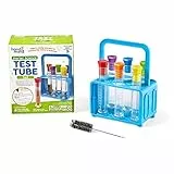 Learning Resources Naturwissenschaftliches Einsteigerset mit Reagenzgläsern, Reagenzgläser mit Deckel, naturwissenschaftliche Experimentierkästen für Kinder (6 Reagenzgläser)