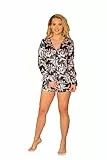 Kalimo Pyjama Raja | Romantischer Zweiteiliger Damen Schlafanzug | Nachtwäsche | Farbe: Puder| Größe: 2XL | Material: Satin