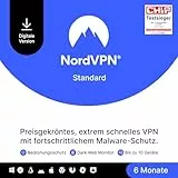 NordVPN Standard, 10 Geräte, 6 Monate, VPN & Cybersicherheit, Digitaler Code