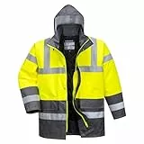 Portwest Warnschutz Kontrast Traffic-Jacke, Größe: L, Farbe: Gelb, S466YERL