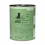 catz finefood N° 15 Huhn & Fasan Feinkost Katzenfutter nass, verfeinert mit Quinoa & Kresse, 6 x 400g Dosen