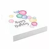 Amscan 9903711 - Servietten Happy Birthday, 20 Stück, 33 x 33 cm, Pastel, Geburtstag