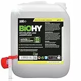 BiOHY KFZ Polster- & Lederpflege (10 Liter Kanister) + Auslaufhahn | KFZ- Innenraum Aufbereitung & Lederpflege | hinterlässt angenehmen Geruch | Fleckenentferner für Autositze