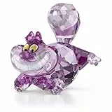 Swarovski Alice in Wonderland Grinsekatze, Detailverliebte Katze in Pinkem und Lilafarbenem Kristall